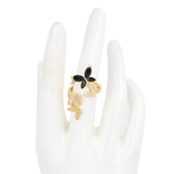ANILLOS MARIPOSAS BAÑO EN RODIO