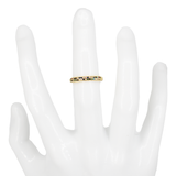 ANILLO MULTICOLOR BAÑO EN RODIO