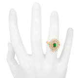 ANILLO VERDE EN RODIO