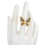 ANILLO MARIPOSAS PEQUEÑAS BAÑO EN RODIO