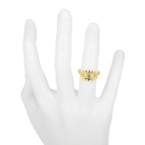 ANILLO EN RODIO OJOS