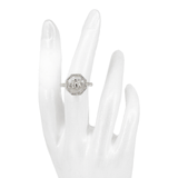 ANILLO ABEJA MINI BAÑO EN RODIO