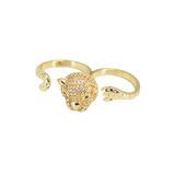 ANILLO PANTERA BAÑO EN RODIO