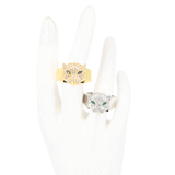 ANILLO FELINO  BAÑO EN RODIO