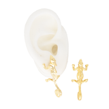 TOPO CAMALEON DORADO BAÑO EN ORO