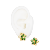 TOPO FLOR VERDE GIRATORIO BAÑO EN RODIO