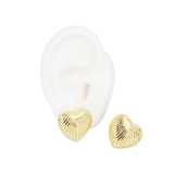 TOPO CORAZÓN TIPO CARACOL DORADO BAÑO EN RODIO