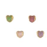 CHARM PANDORA EN RODIO CORAZÓN DORADO