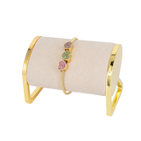CHARM PANDORA EN RODIO CORAZÓN DORADO