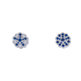 DIJE CHARM PANDORA FLOR PLATEADA EN RODIO