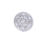 CHARM DIJE PANDORA CIRCULO PLATEADO EN RODIO