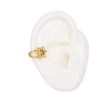 EAR CUFF ESTRELLA COLORIDA EN RODIO