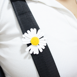 PIN MARGARITA BLANCA BAÑO EN RODIO