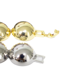 PULSERA MEDIA BOLA CHUNKY BAÑO EN RODIO