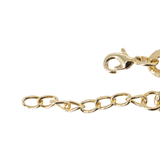 CADENA CUBANA 6MM DORADA BAÑO EN RODIO