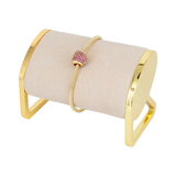 CHARM PANDORA EN RODIO CORAZÓN DORADO
