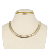 CADENA SERPIENTE EN RODIO CHUNKY