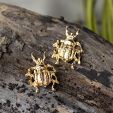 TOPO ESCARABAJO DORADO BAÑO EN ORO